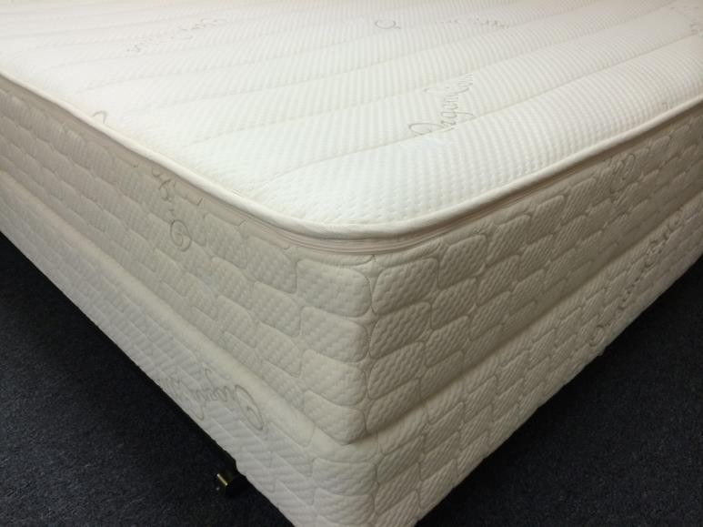Quadraflex pocket coil latex mattress